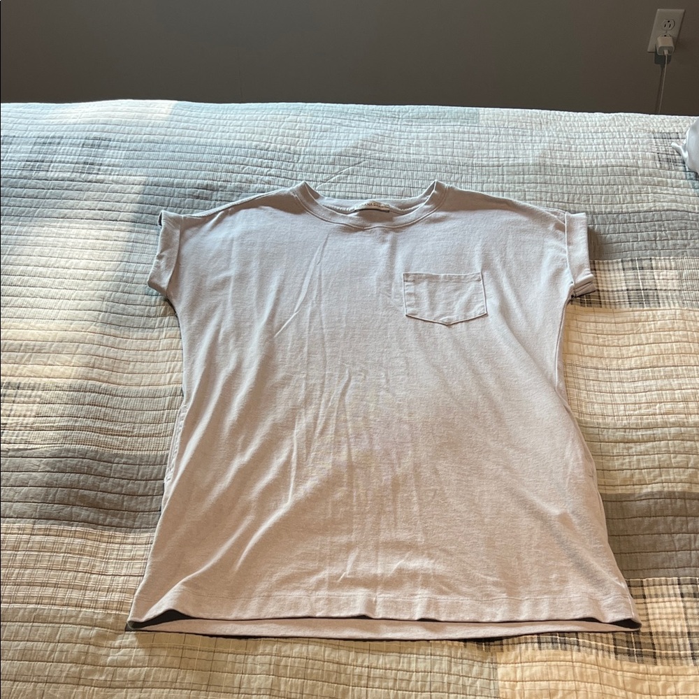 Casual light Grey T-Shirt Dress